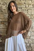 Conrad Grunge Loose Cotton Knit Hazelnut